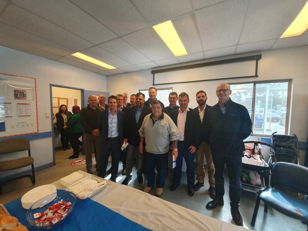 Alan with the Cleanaway team