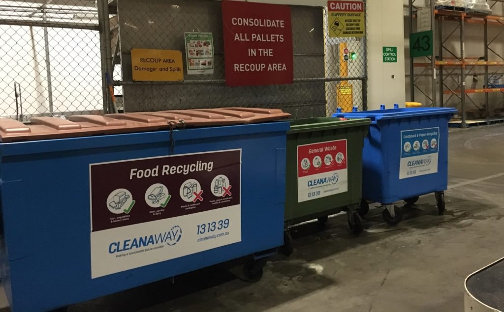Tailored Cleanaway bin sizes to match the volume of each waste stream