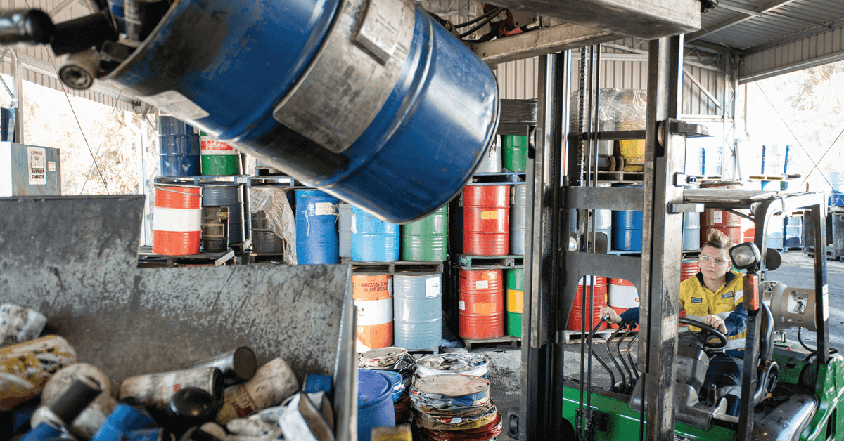 Waste Oil Collection and Management Service Cleanaway