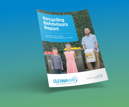 Recycling Behaviour Report 2021 cover