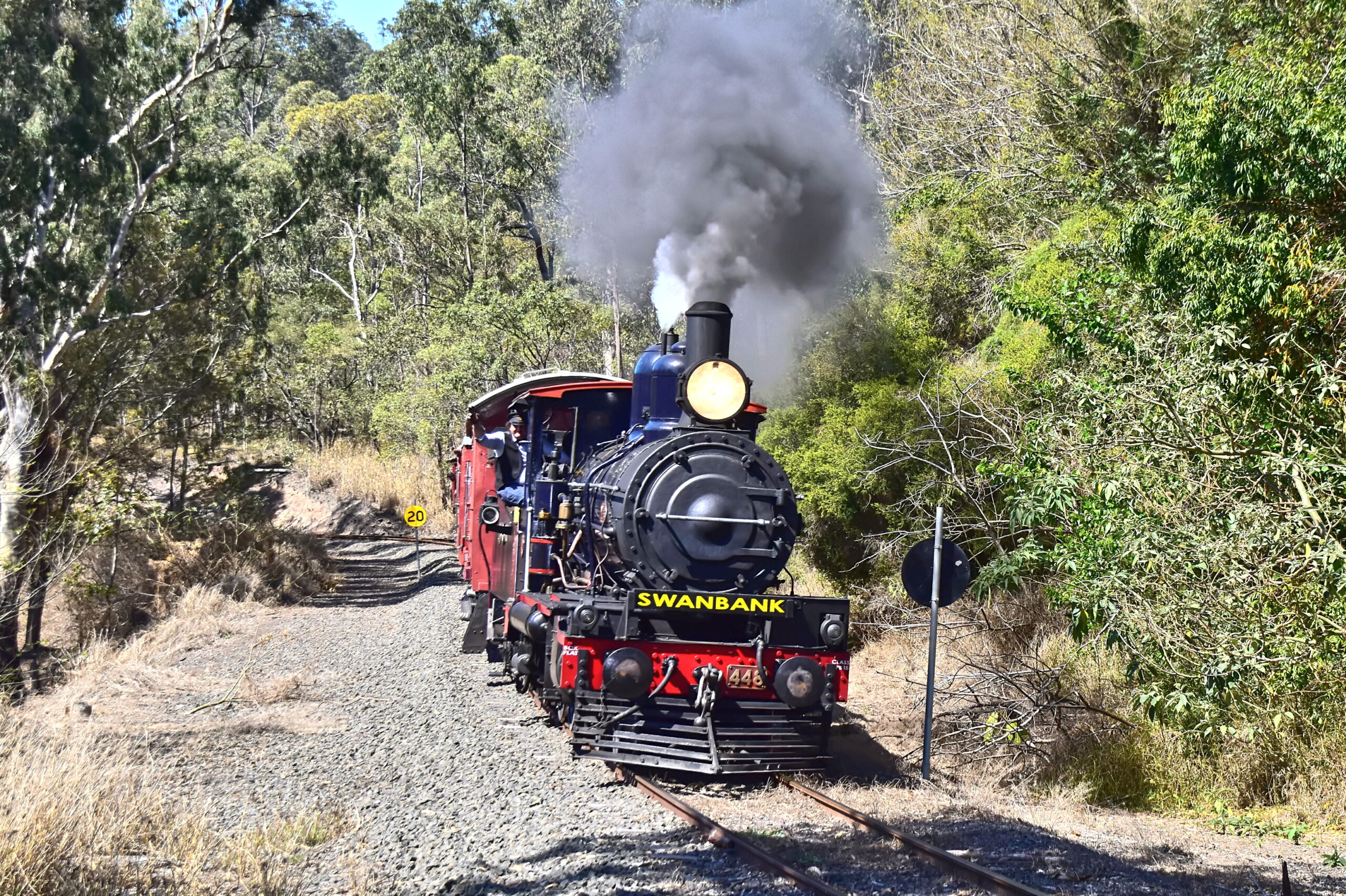 Queensland Pioneer Steam Railway in Swanbank